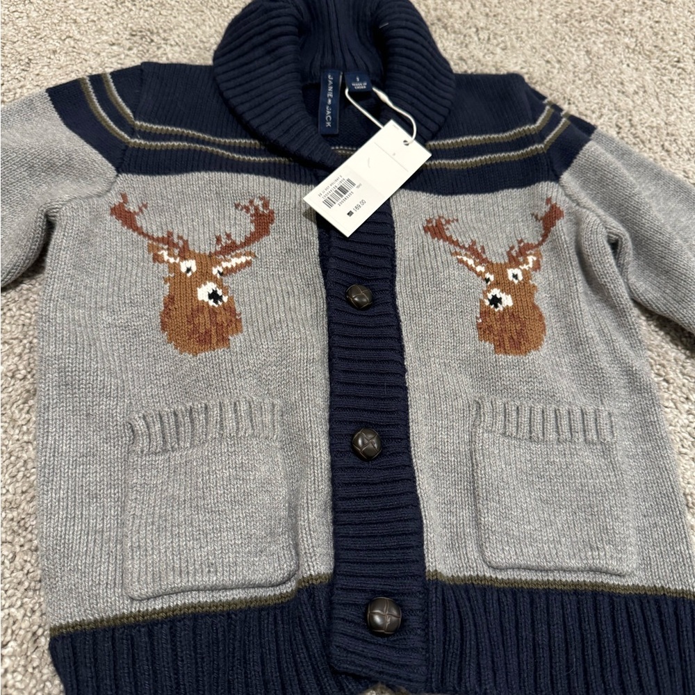 NWT Janie & Jack Holiday/Winter/Christmas Sweater Boys 3T